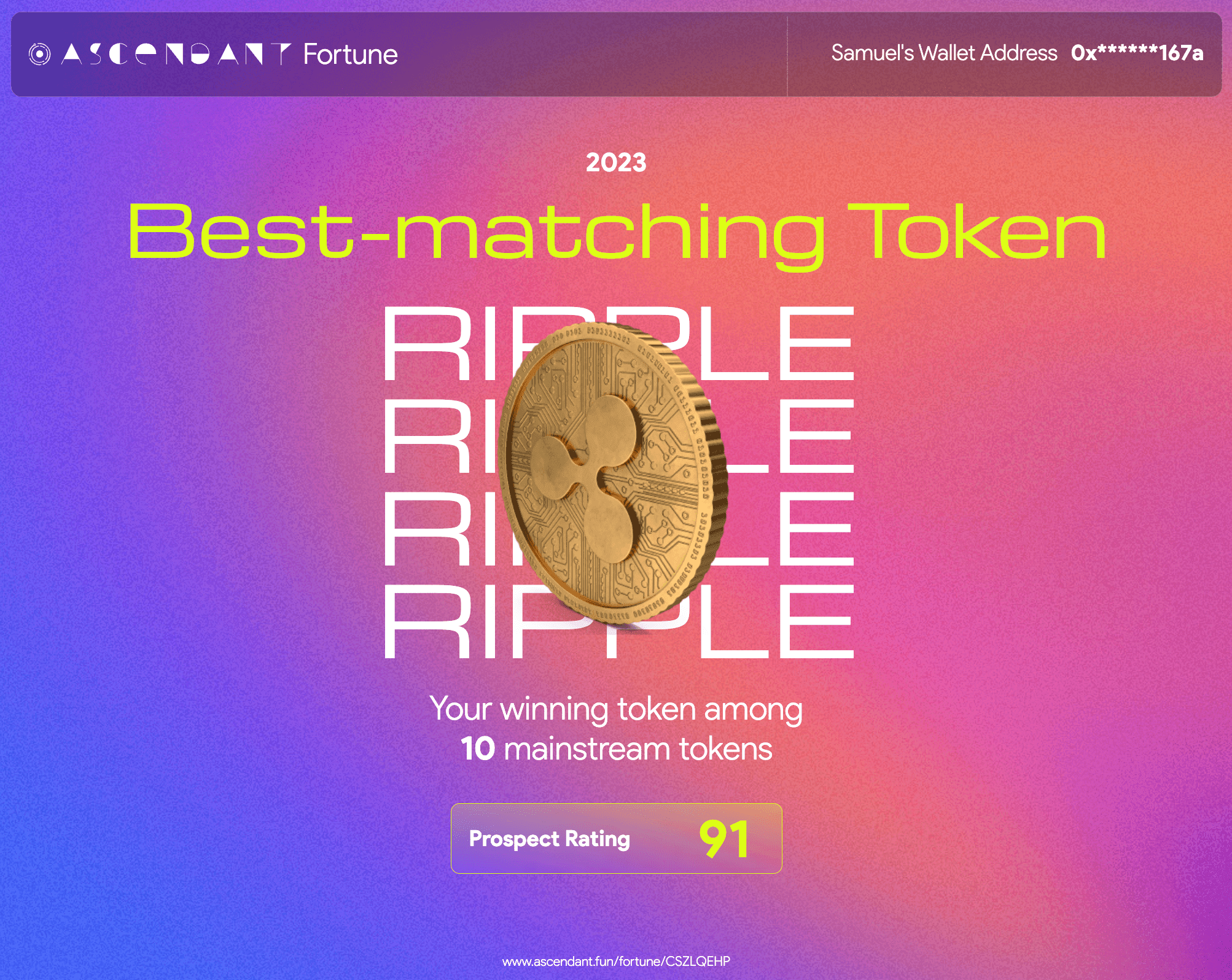 Ascendant demo image - best token